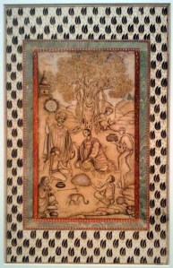 A painting from the collection: a party of kanphat yogis.