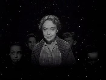 An old lady tells a moral tale