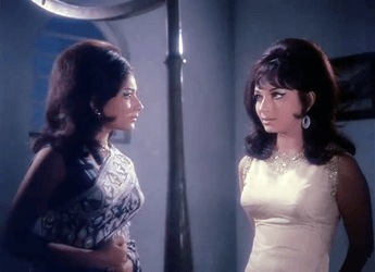 Sharmila Tagore as Deepa and Suzie in An Evening in Paris