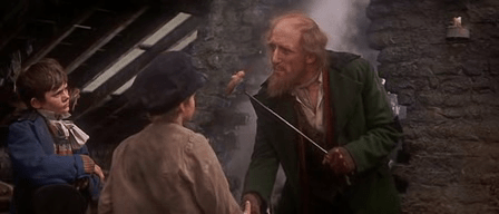 Fagin greets Oliver