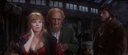 Ron Moody with Shani Wallis and Oliver Reed in Oliver!