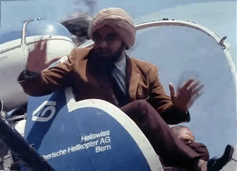 An unusual helicopter at Niagara Falls...