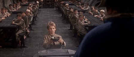 "Please, sir, may I have some more?"