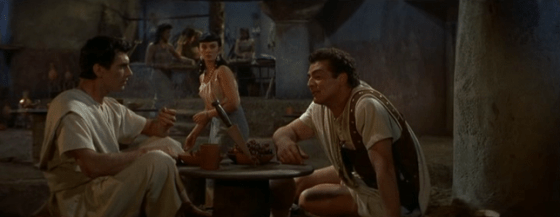 Horemheb and Sinuhe at the taven, with Merit looking on