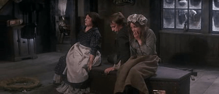 Oliver, outnumbered and imprisoned in a coffin