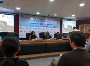 Speaking at 'Emerging Trends in Book Publishing', the seminar at FICCI.