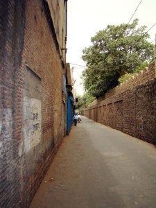 Part of the city wall, near Kashmiri Darwaaza.