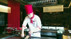 Chef Jonathon at work.