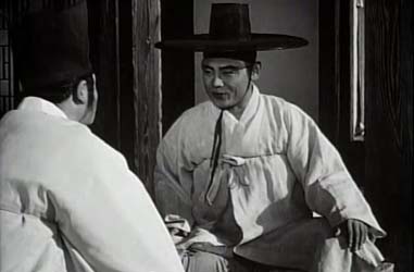 Maeng Jinsa talks to the scholar