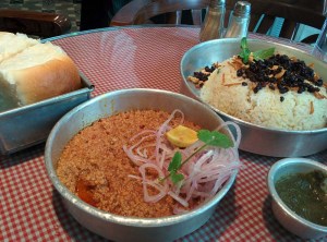 At Soda Bottle Opener Wala, bori keema pav and mutton berry pulao.