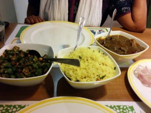 Dinner at Citrus: a selection of local specialties.