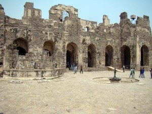 The amphitheatre, where dancers would perform for the Sultan.