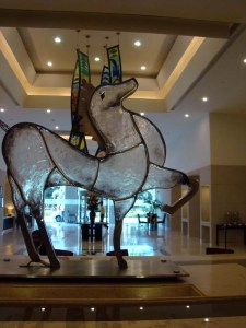 Looking towards the lobby at Lemon Tree Premier.