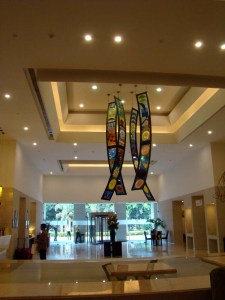 The lobby at Lemon Tree Premier.