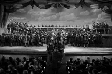 The men go off to war...