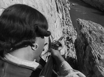 A frame from the film