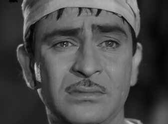 Raj Kapoor as Raju in Jis Desh Mein Ganga Behti Hai