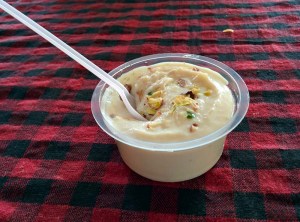Rabri malai at Pista House.