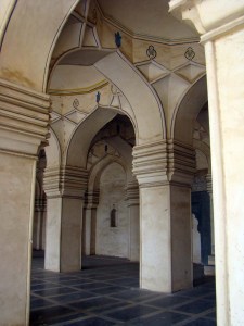 At the Janaaza Masjid.