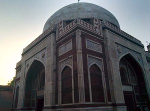 One of Nizamuddin's loveliest monuments, the tomb of Atgah Khan, husband of Akbar's wet nurse, Jiji Anga.
