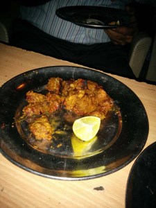 Mutton tikka at Ghalib Kabab Corner - beautifully tender and delicious. 
