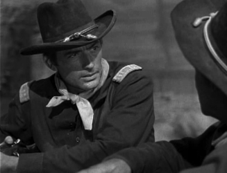 Gregory Peck as Captain Richard Lance, in Only the Valiant