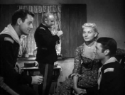 Bill, Cathy and Lance hob-nob a bit