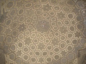 Incised plaster at Sundarwala Burj.