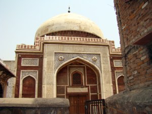 A view of the tomb from its nondescript gate.