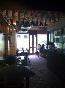 Inside Carnatic Cafe.