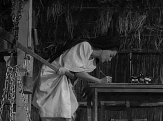 Juana works at the weighing scale in the mezcalera