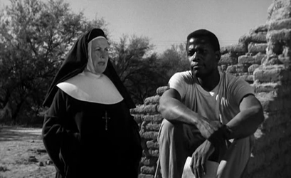 Sidney Poitier and Lilia Skala in Lilies of the Field