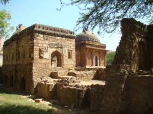 A view of the tomb complex.