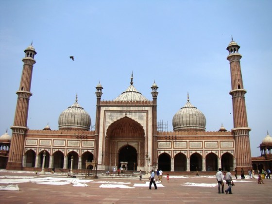 A view of the Jama Masjid today.