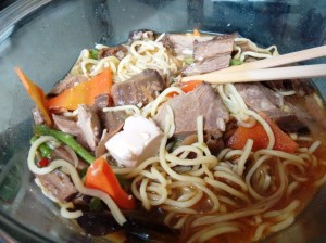 The pork ramen at Yum Yum Cha.