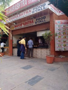 The Maharashtra Food Stall at Dilli Haat.