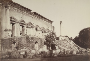 The Bank of Delhi (Lloyd's Bank Building) photographed by Major Robert and Harriet Tytler in 1857. (photo from Wikipedia)