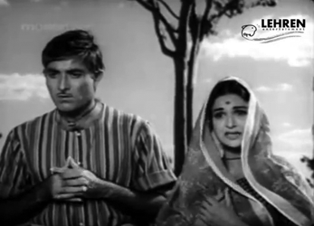 Raj Kumar and Kamini Kaushal as Hori and Dhaniya