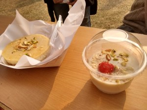 Kunafa and mohalabiya from Habibi.