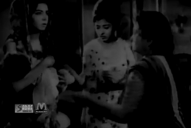 Najma is left holding the baby