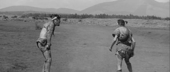 Two peasants come back from the war...