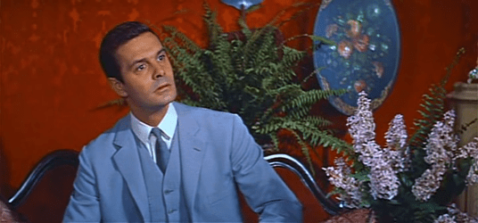 Louis Jourdan as Gaston Lachaille in Gigi