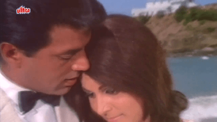 Dharmendra and Waheeda Rehman in Baazi