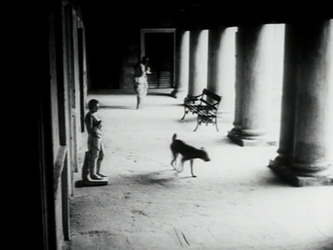 A view of the palace, dead and forlorn