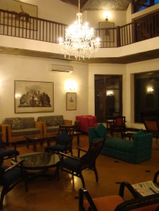 The main drawing room at The Glasshouse.