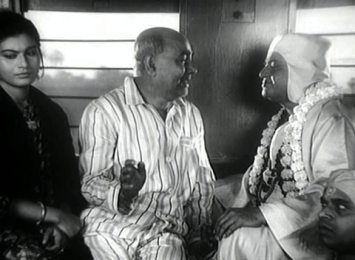 ... and attracts a new follower on the train