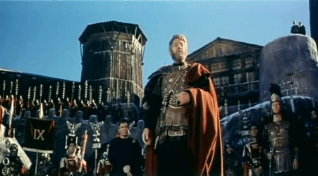 Caesar addresses his allies and commanders