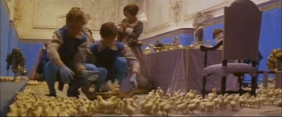 Three thousand fluff chick scurry about