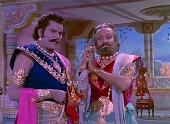 Duryodhan with Shakuni Mama