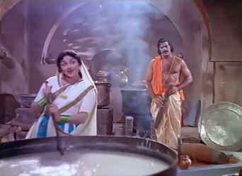 Draupadi and Bheem in disguise